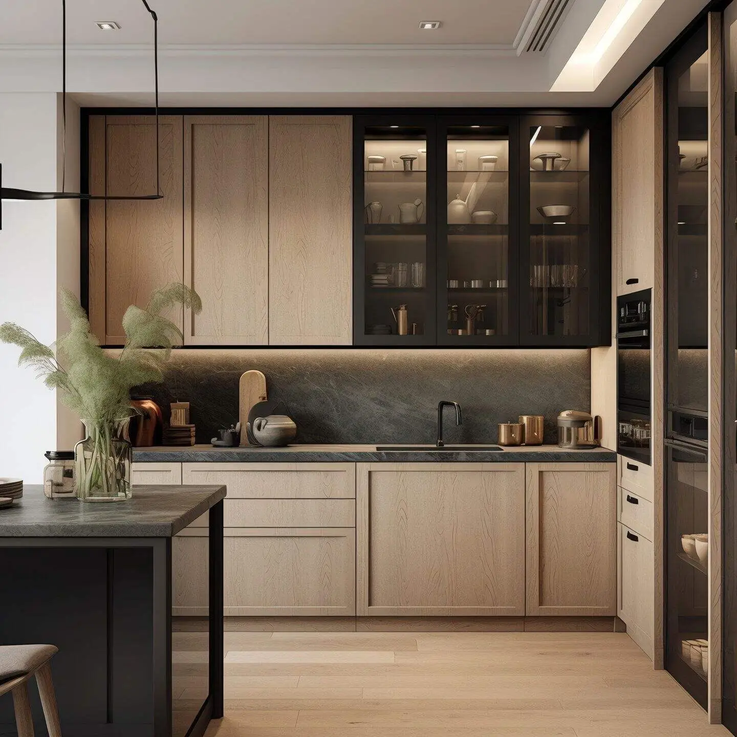 Custom cabinetry, layout updates, and modern finishes